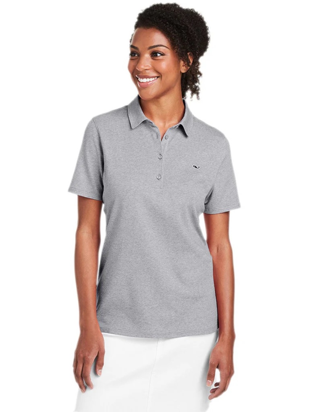 Vineyard Vines Women’s Gray Polo Shirt